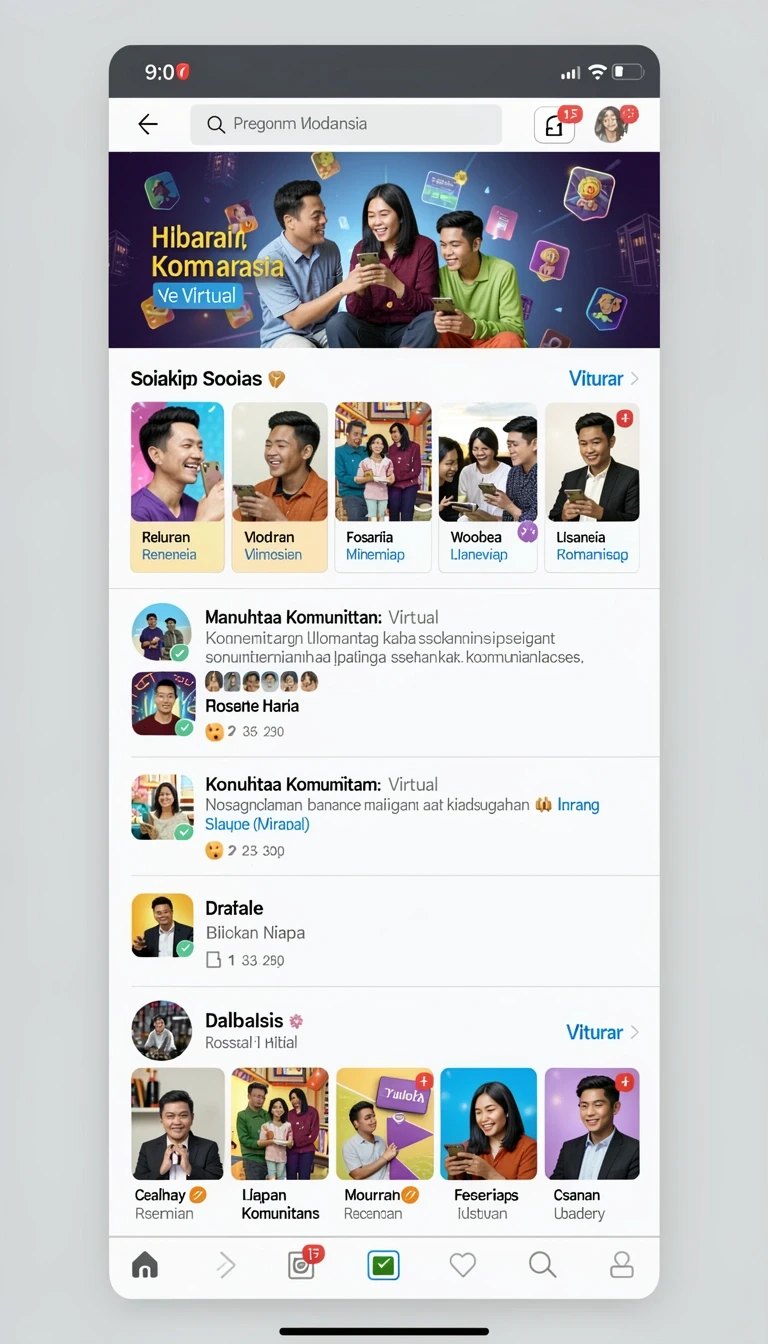 Cuplikan layar menu unduhan kekar4d untuk perangkat Android